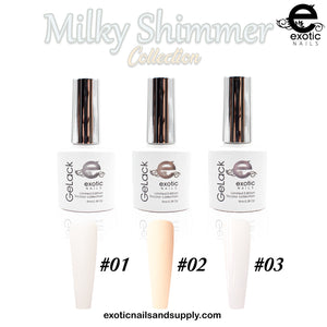 Milky Shimmer Gelack collection 9ml