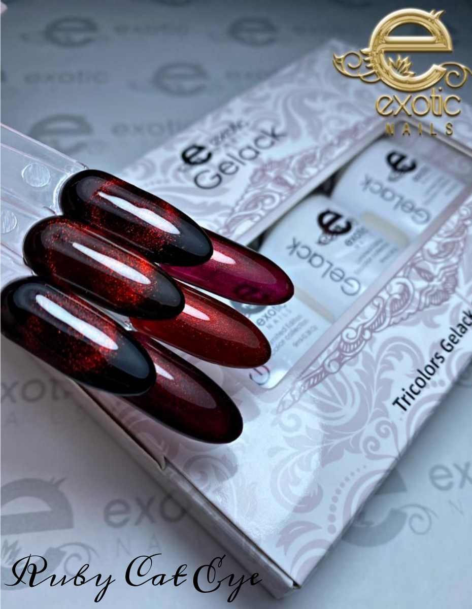 Ruby cat eye Gelack collection 9ml – Exotic Nails Store