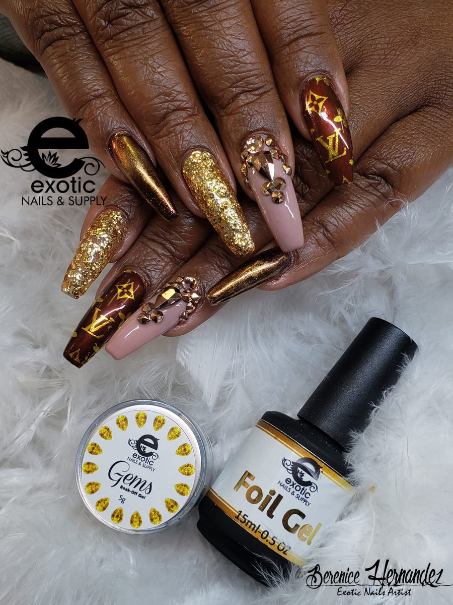 Exotic Rhinestone Nails 2025 Glamour