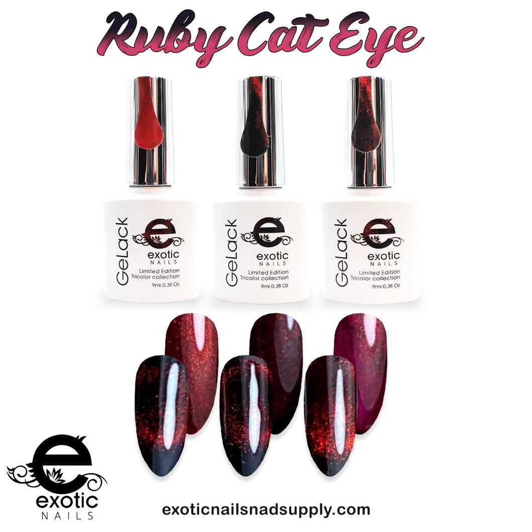 Ruby cat eye Gelack collection 9ml