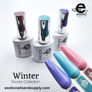 Winter Gelack Tricolor collection (gel polish)