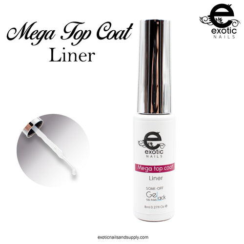 Mega Top Coat Liner ( Gel Polish )