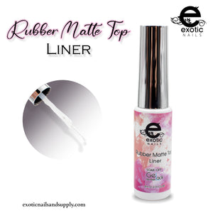 Rubber Matte Top Liner (Gel Polish)