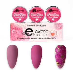 Pink Diva  Tricolour Acrylic Collection