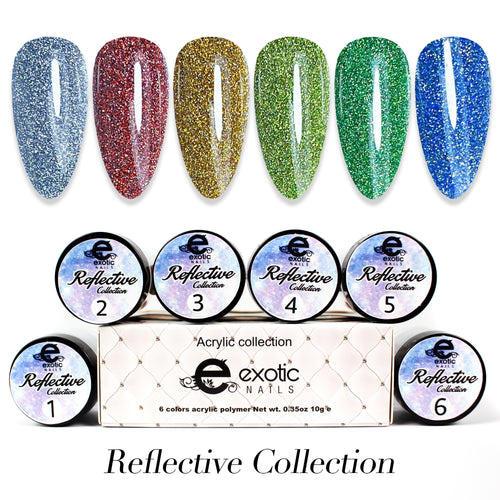 Reflective acrylic powder collection 1/4oz