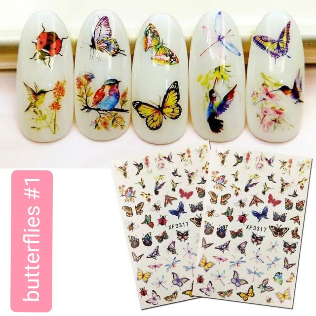 Butterflies stickers