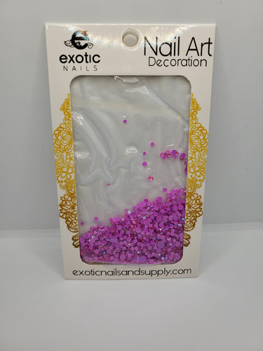 Glow in the dark crystal rhinestones 1200 pcs bag