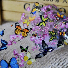 Butterflies transfer nail foil