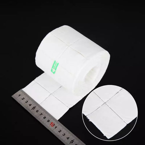 Lint free cotton nail pads