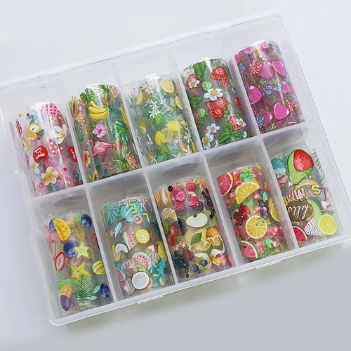 Fruits foil transfer box