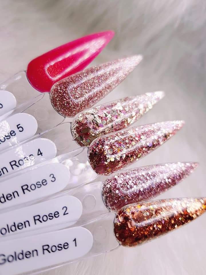 Golden Rose Acrylic Collection