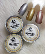 Metallic gel paint