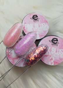 Pink Blush tricolour acrylic collection