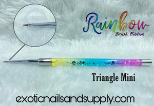 Rainbow Glitter Nail Brush