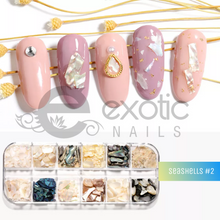 Seashells nail art decoration