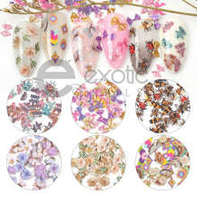 Thin nail art decoration  flowers and bears