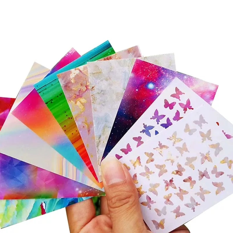 Holographic Stickers 6pz (Butterflies)