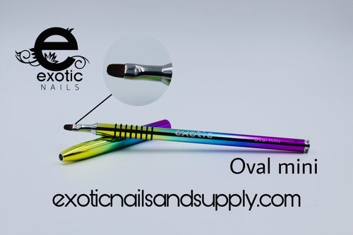 Rainbow Mini Oval Brush