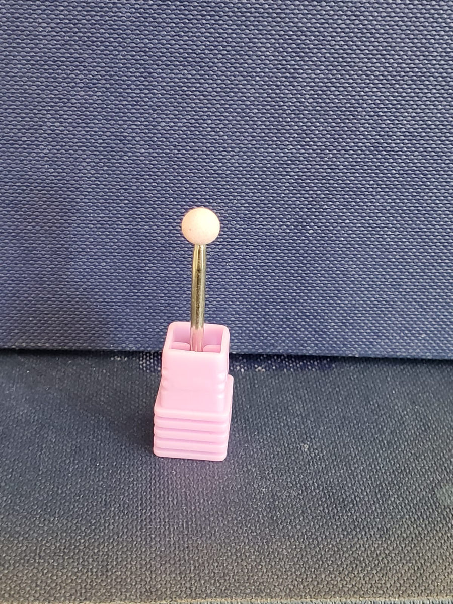 Cuticle Round Pink Bit – Exotic Nails Store
